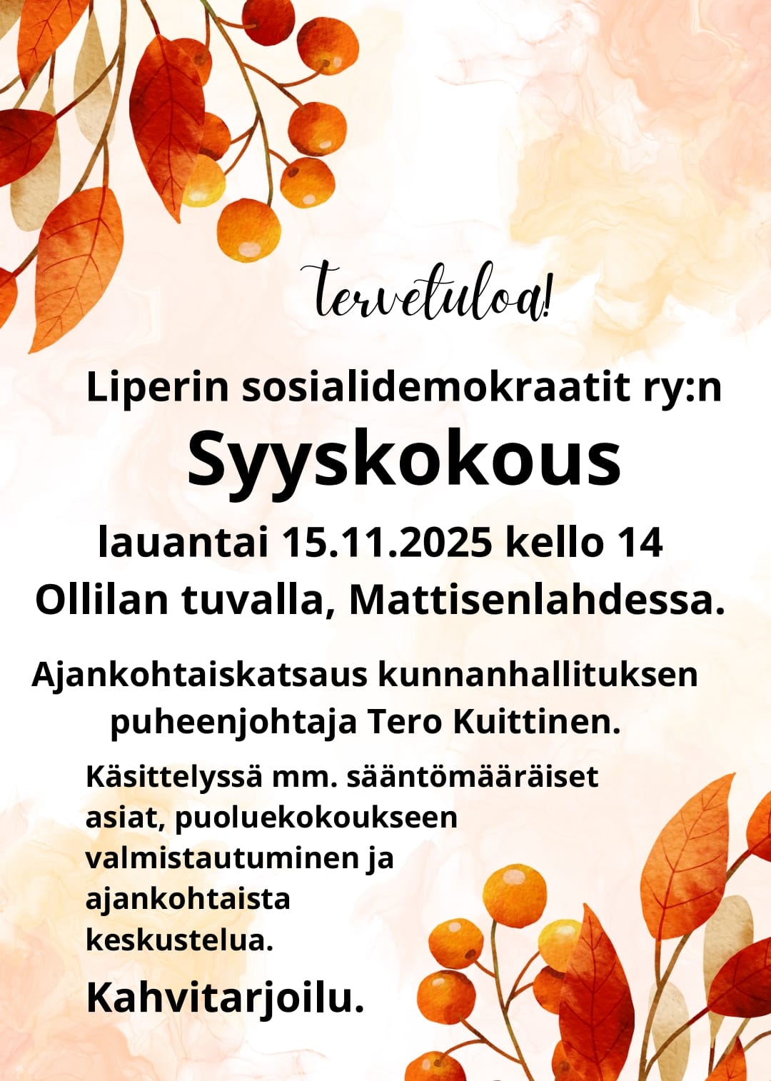 Syyskokous 15.11.2025